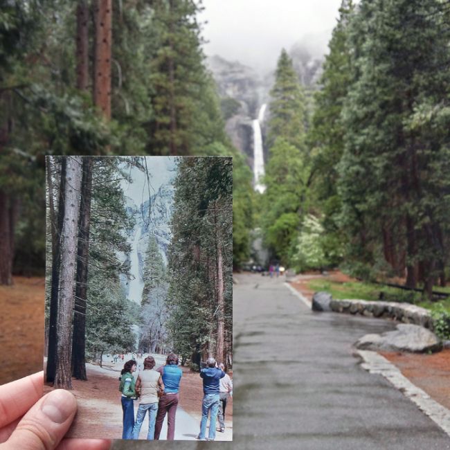 Guy Uses Photographs To Follow In The Footsteps Of His Grandparents (21 pics)