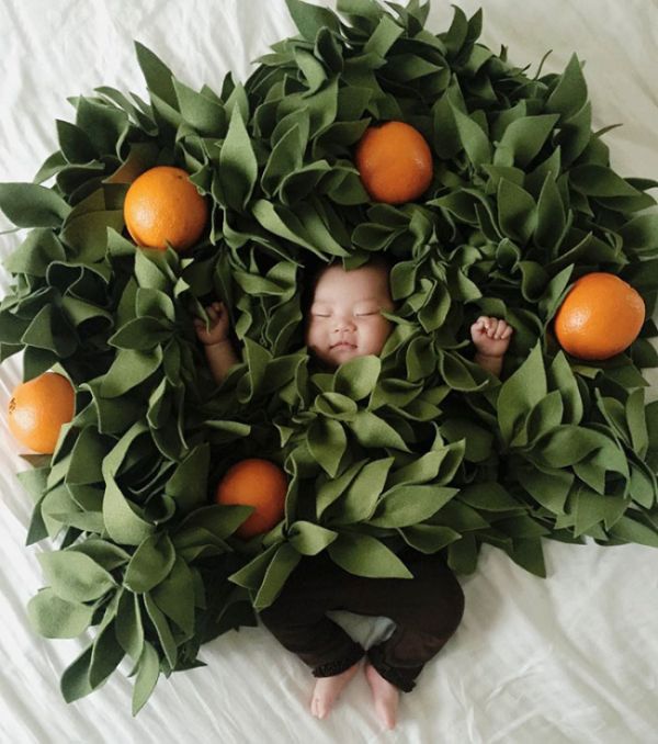 Sleeping Baby Has No Clue She's Secretly A Cosplay Star (28 pics)
