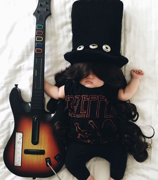 Sleeping Baby Has No Clue She's Secretly A Cosplay Star (28 pics)