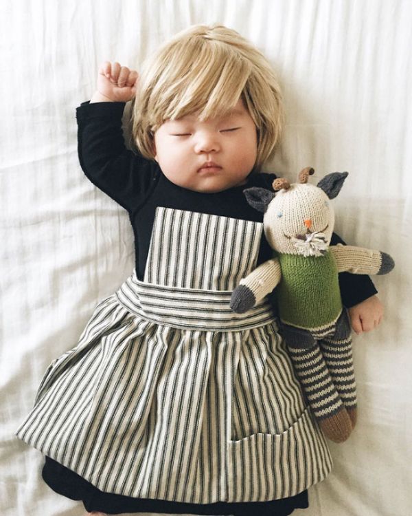 Sleeping Baby Has No Clue She's Secretly A Cosplay Star (28 pics)