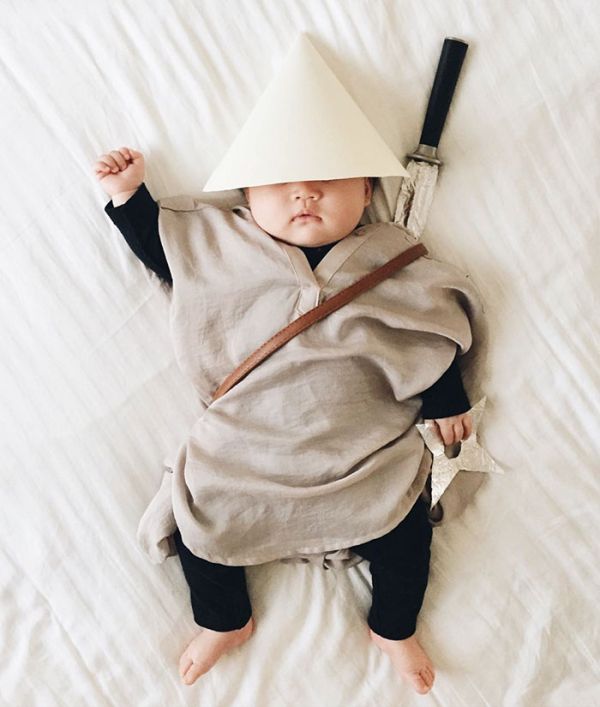 Sleeping Baby Has No Clue She's Secretly A Cosplay Star (28 pics)
