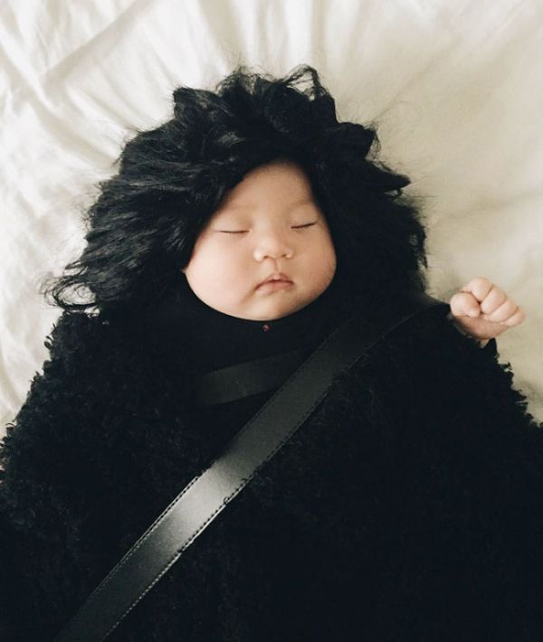 Sleeping Baby Has No Clue She's Secretly A Cosplay Star (28 pics)