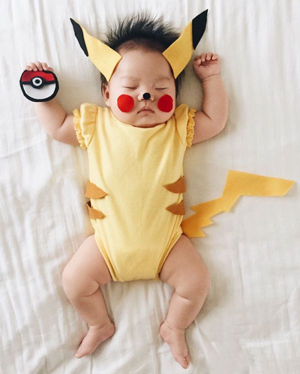 Sleeping Baby Has No Clue She's Secretly A Cosplay Star (28 pics)