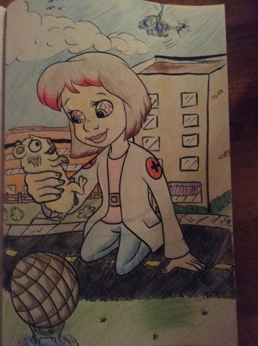 Coloring Book Images That Were Turned Into Something Hilariously Horrifying (25 pics)