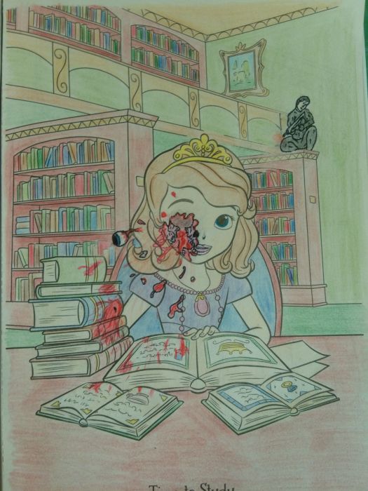 Coloring Book Images That Were Turned Into Something Hilariously Horrifying (25 pics)