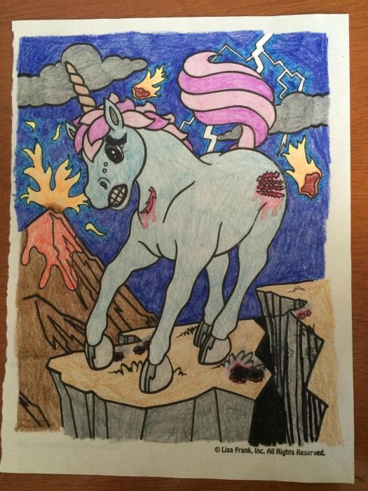Coloring Book Images That Were Turned Into Something Hilariously Horrifying (25 pics)