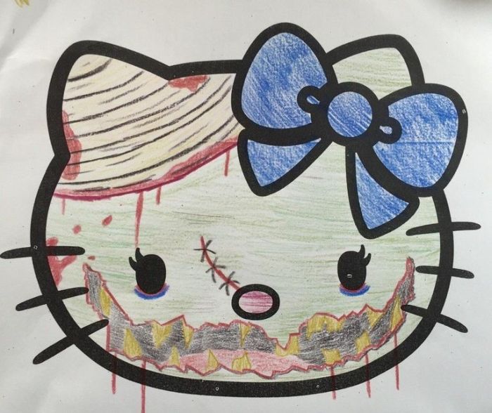 Coloring Book Images That Were Turned Into Something Hilariously Horrifying (25 pics)