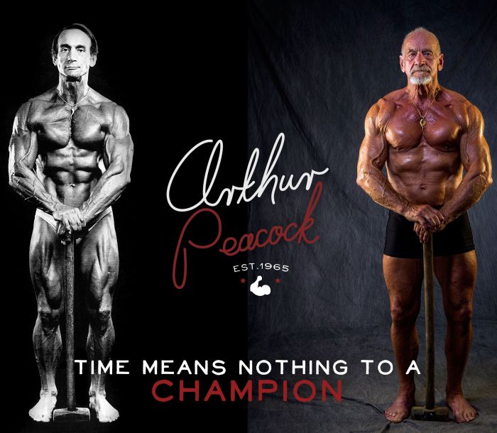 Bodybuilder Compares His Body At 40 And 80 Years Old (2 pics)
