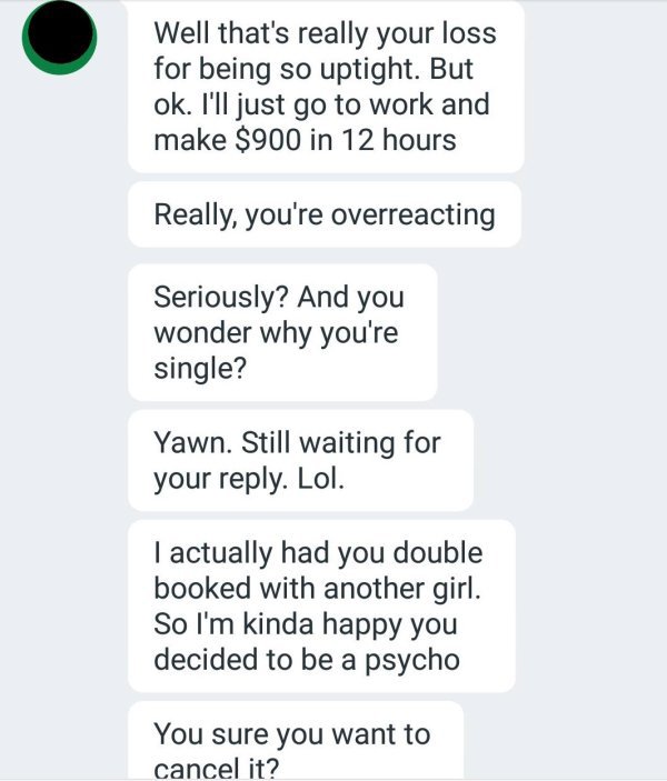 Tinder Match Goes From Normal To Psycho Out Of Nowhere (8 pics)