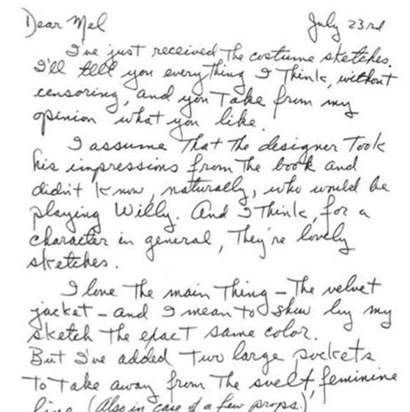 Gene Wilder's Letter To The Director Of Willy Wonka Is Truly Special (5 pics)