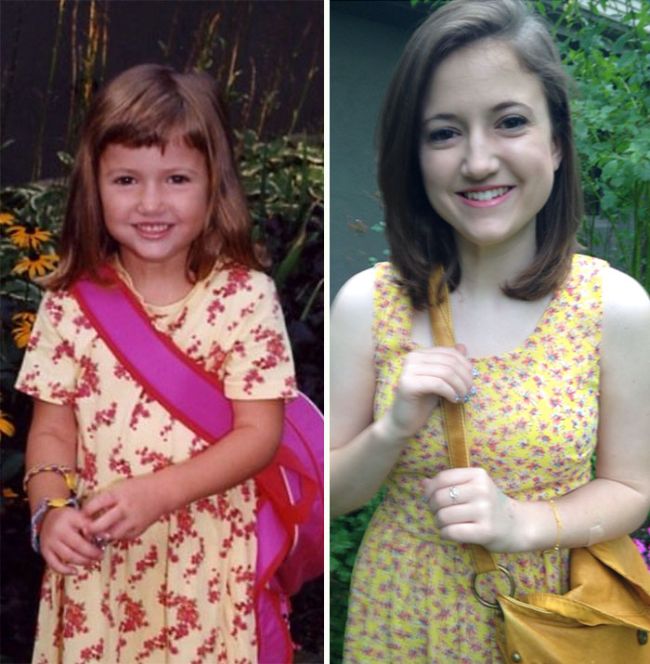 Photos From The First Day Of School Compared To The Last Day Of School (25 pics)