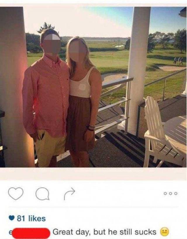 Girl Changes All Her Instagram Pics After Finding Out Her Boyfriend Cheated (9 pics)