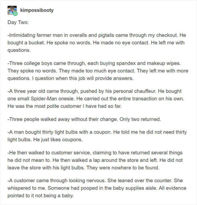 New Target Employee Shares A Detailed Story About His First Week On The Job (6 pics)