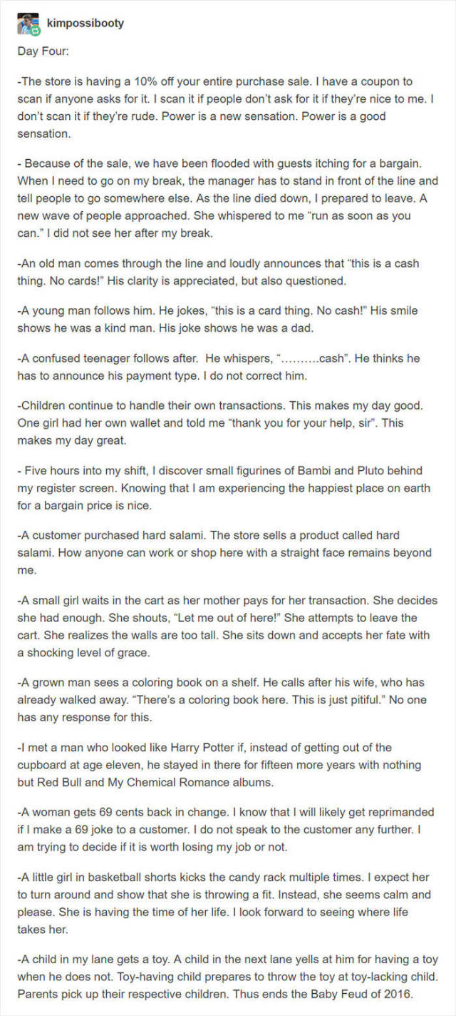 New Target Employee Shares A Detailed Story About His First Week On The Job (6 pics)