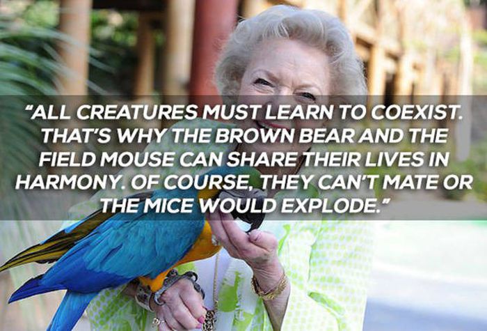 Hilarious Quotes From The One And Only Betty White (22 pics)