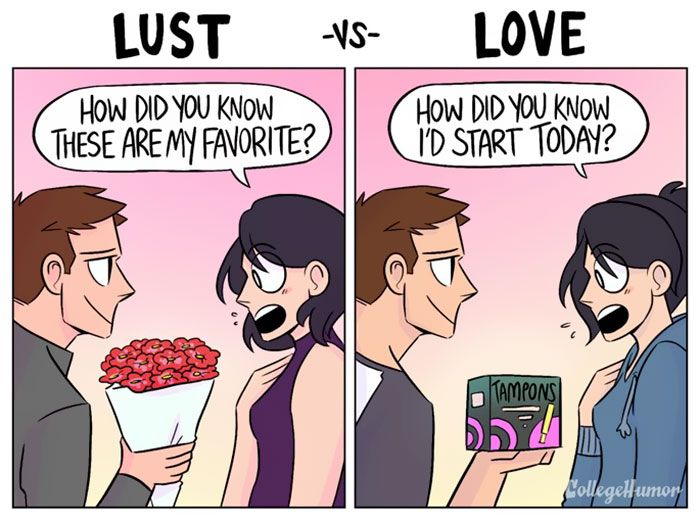 Funny Comic Tells The Truth About Love Vs. Lust (6 pics)