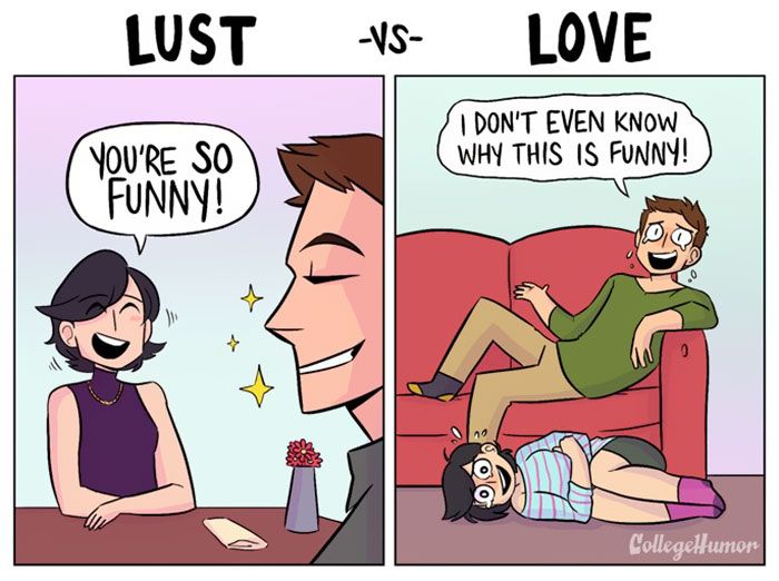 Funny Comic Tells The Truth About Love Vs. Lust (6 pics)