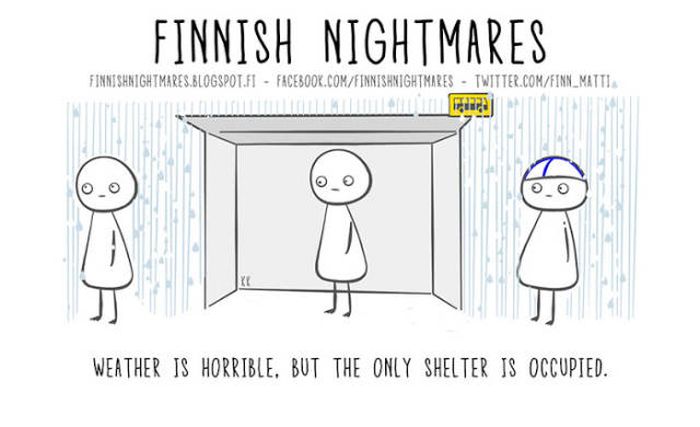 A Collection Of Finnish Nightmare Illustrations That Even Non-Finns Can Understand (51 pics)