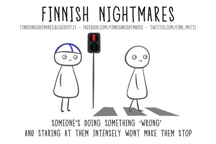 A Collection Of Finnish Nightmare Illustrations That Even Non-Finns Can Understand (51 pics)