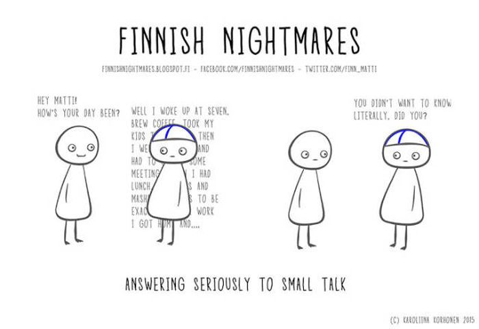 A Collection Of Finnish Nightmare Illustrations That Even Non-Finns Can Understand (51 pics)