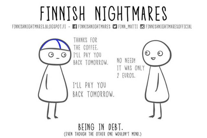 A Collection Of Finnish Nightmare Illustrations That Even Non-Finns Can Understand (51 pics)