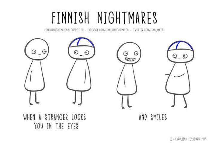 A Collection Of Finnish Nightmare Illustrations That Even Non-Finns Can Understand (51 pics)