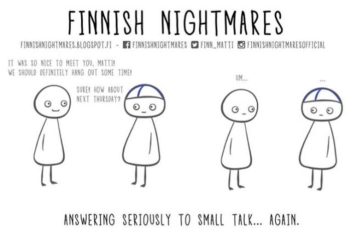 A Collection Of Finnish Nightmare Illustrations That Even Non-Finns Can Understand (51 pics)