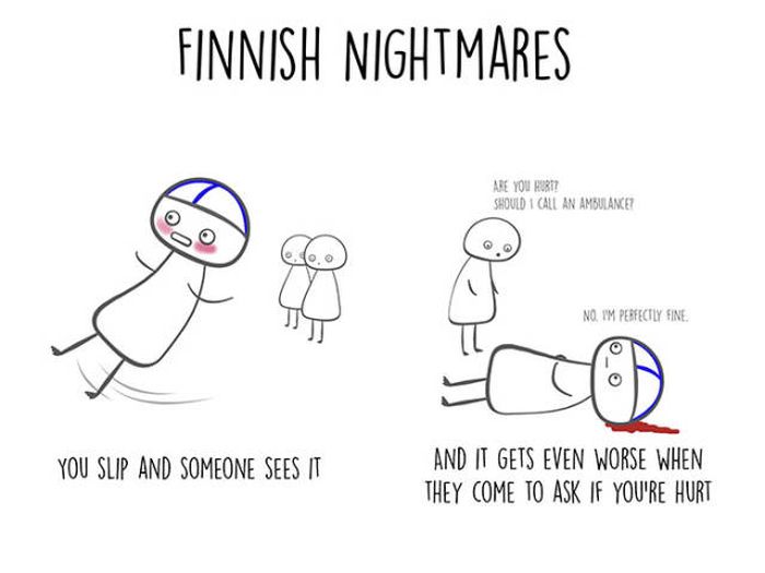 A Collection Of Finnish Nightmare Illustrations That Even Non-Finns Can Understand (51 pics)
