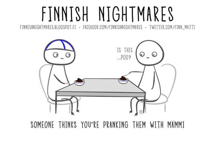 A Collection Of Finnish Nightmare Illustrations That Even Non-Finns Can Understand (51 pics)