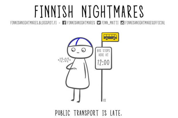 A Collection Of Finnish Nightmare Illustrations That Even Non-Finns Can Understand (51 pics)