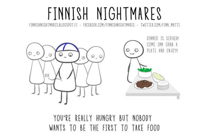 A Collection Of Finnish Nightmare Illustrations That Even Non-Finns Can Understand (51 pics)