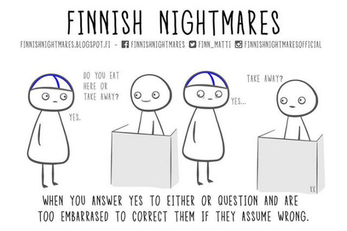 A Collection Of Finnish Nightmare Illustrations That Even Non-Finns Can Understand (51 pics)