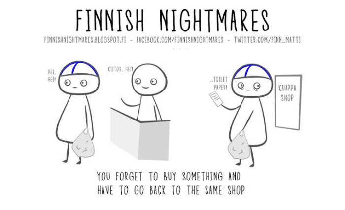 A Collection Of Finnish Nightmare Illustrations That Even Non-Finns Can Understand (51 pics)