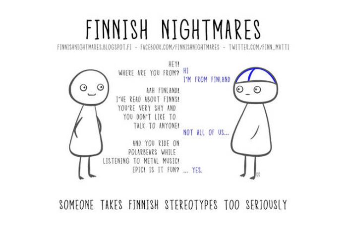 A Collection Of Finnish Nightmare Illustrations That Even Non-Finns Can Understand (51 pics)