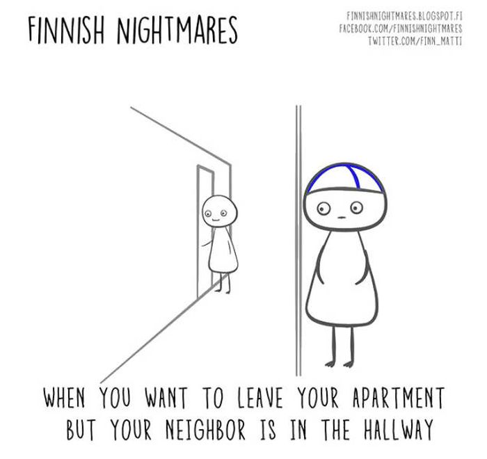 A Collection Of Finnish Nightmare Illustrations That Even Non-Finns Can Understand (51 pics)