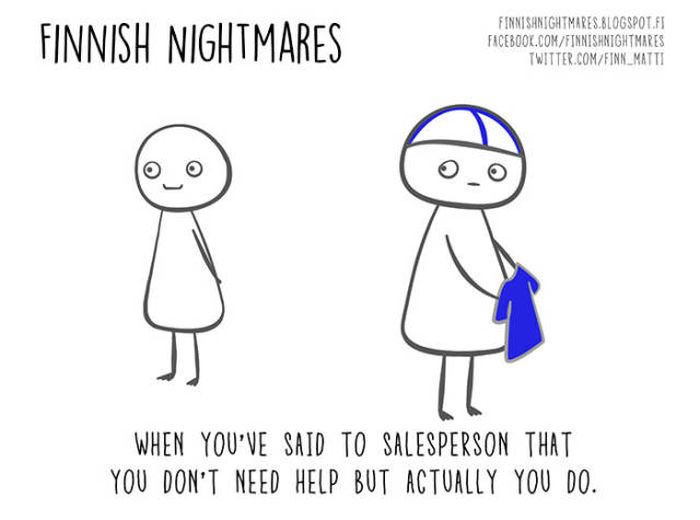 A Collection Of Finnish Nightmare Illustrations That Even Non-Finns Can Understand (51 pics)