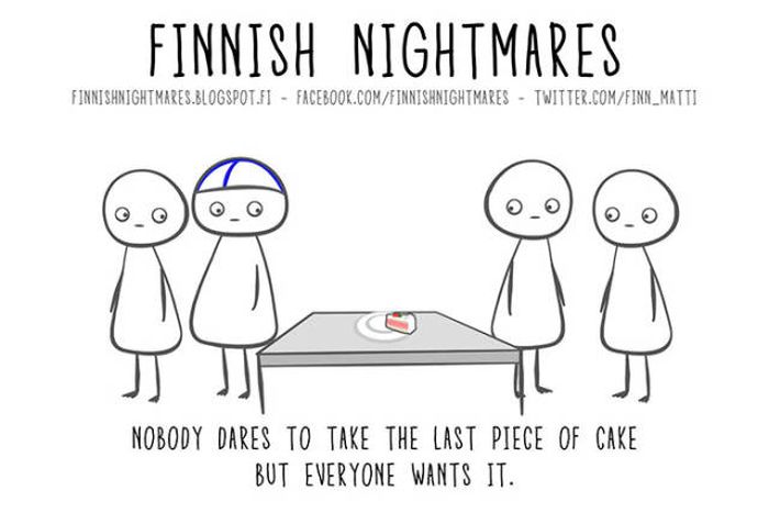 A Collection Of Finnish Nightmare Illustrations That Even Non-Finns Can Understand (51 pics)