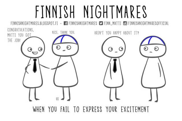A Collection Of Finnish Nightmare Illustrations That Even Non-Finns Can Understand (51 pics)