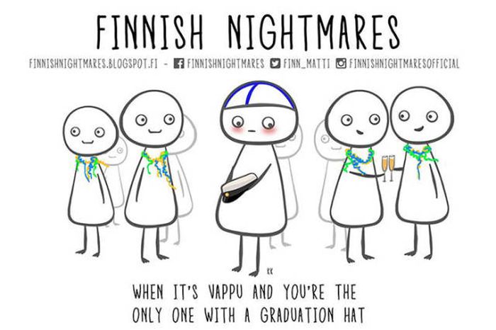 A Collection Of Finnish Nightmare Illustrations That Even Non-Finns Can Understand (51 pics)