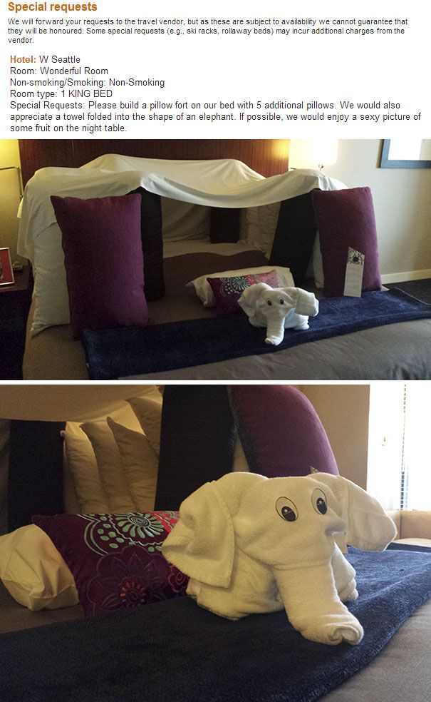 People Who Trolled Hotel Staff With Ridiculous Room Requests (18 pics)