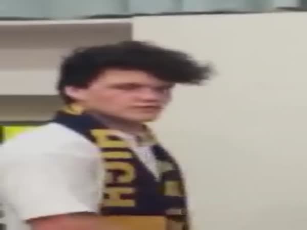 Teenagers Throwing Chairs