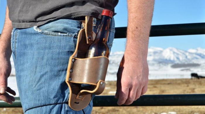 This Holster Is A Beer Drinker's Dream Come True (5 pics)