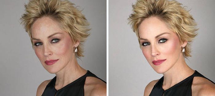 Celebrity Photos Show Striking Differences Before And After Photoshop (52 pics)