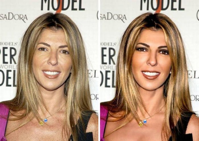 Celebrity Photos Show Striking Differences Before And After Photoshop (52 pics)