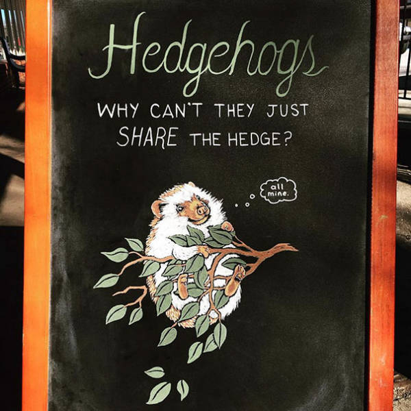 Clever Sidewalk Chalk Signs That Helped A Bar Increase Sales (24 pics)