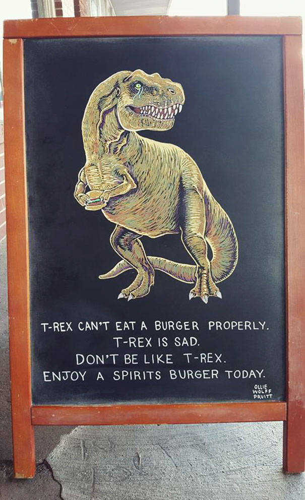 Clever Sidewalk Chalk Signs That Helped A Bar Increase Sales (24 pics)