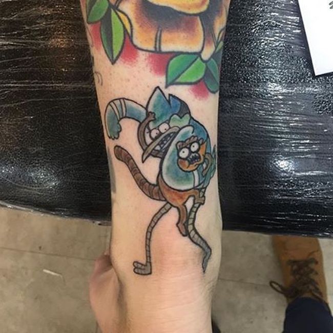 Got myself a Rigby tattoo  rregularshow