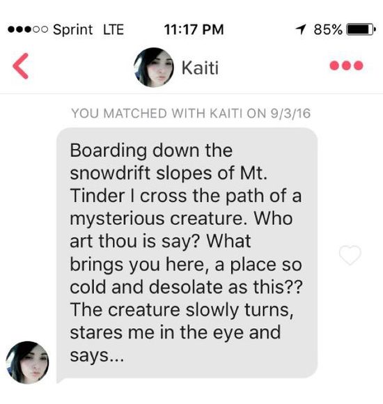 This Guy Took On Tinder And Won (2 pics)