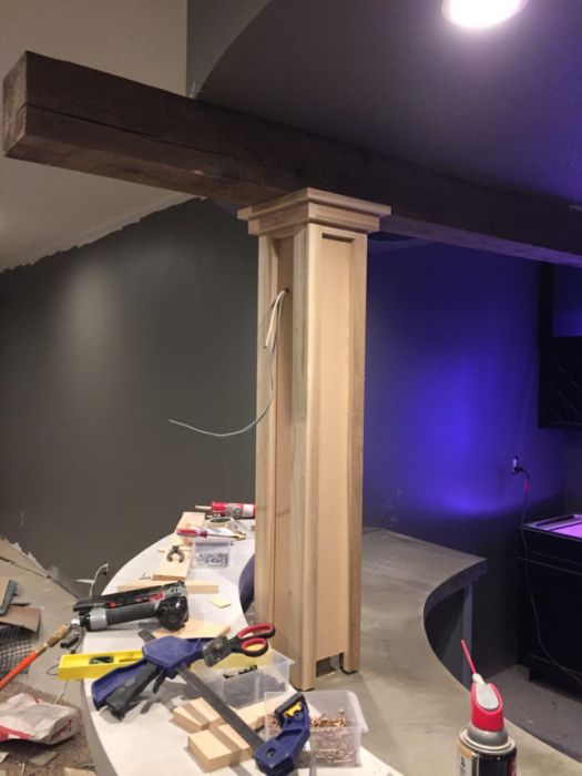 Guy Turns His Empty Basement Into An Awesome At Home Bar (31 pics)