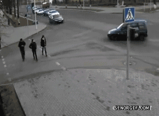People Who Are Lucky To Be Alive After Staring Death In The Face (20 gifs)